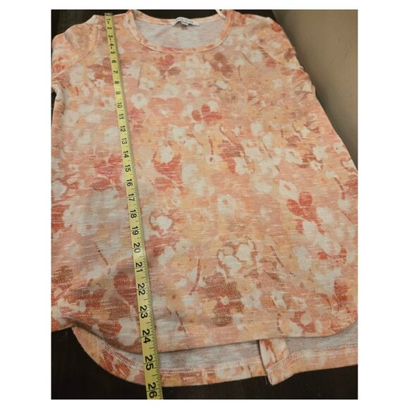 Rose + Olive Lightweight Sweater Fall Colors 3/4 Sleeve Large - Picture 9 of 9